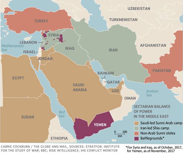 The Middle East Who Is In Whose Corner Saudi Arabia Iran And