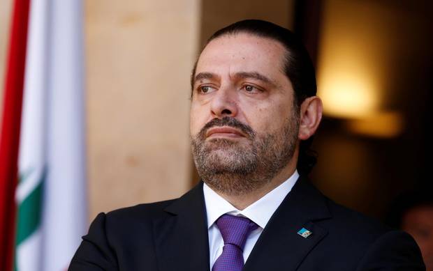 Lebanon's Prime Minister Saad al-Hariri is seen at the governmental palace in Beirut, Lebanon October 24, 2017. Picture taken October 24, 2017.
