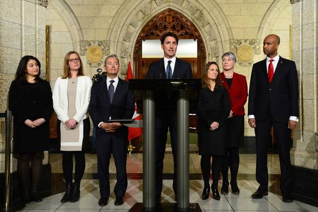 trudeau's 2017 cabinet: read the full list of who's in, who's out
